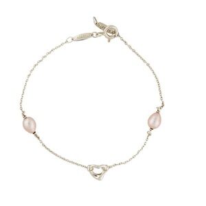 Tiffany & Co. Pearls by the Yard Open Heart Bracelet
